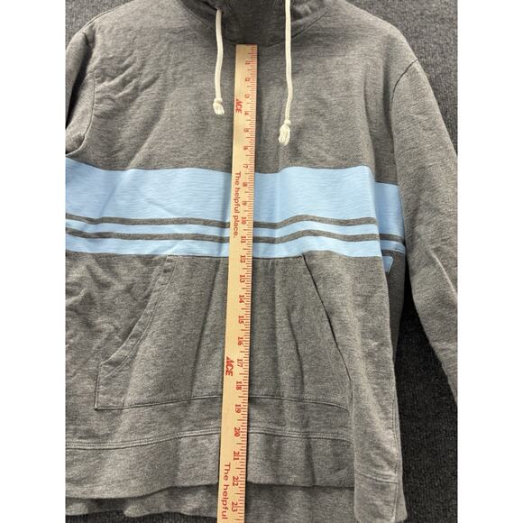 DOMO Breeze Blocker – Hoodie Pullover Gray/ Blue Men’s Size Medium - Picture 7 of 9